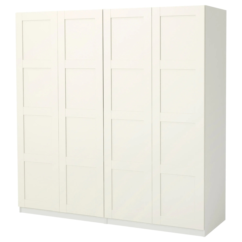 Modulare MDF-Schlafzimmer-Speicher-Kabinett-Hotel-volle Luxuspendeltür weiße Armoire-Garderobe