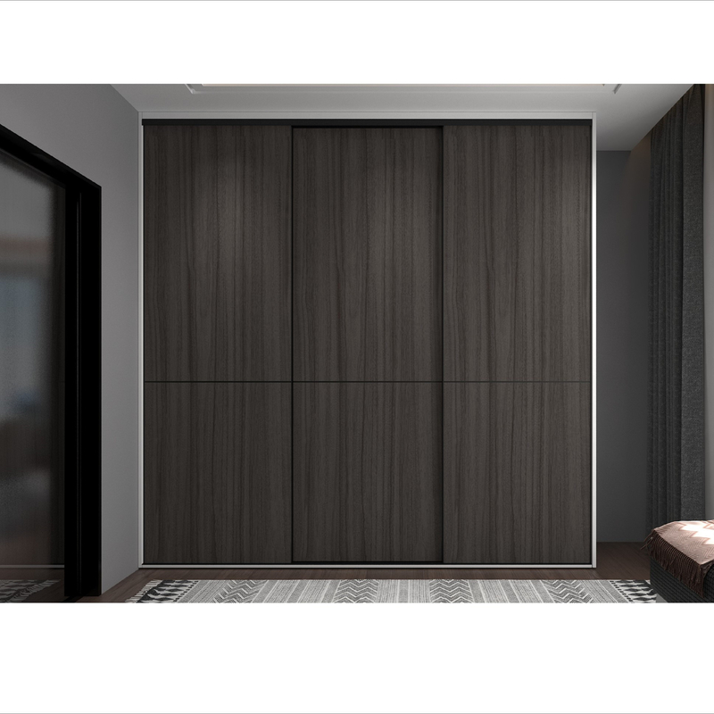 Hölzernes Malerei-Melamin-weiße Grey Wardrobe Multi Color Sliding-Tür modern