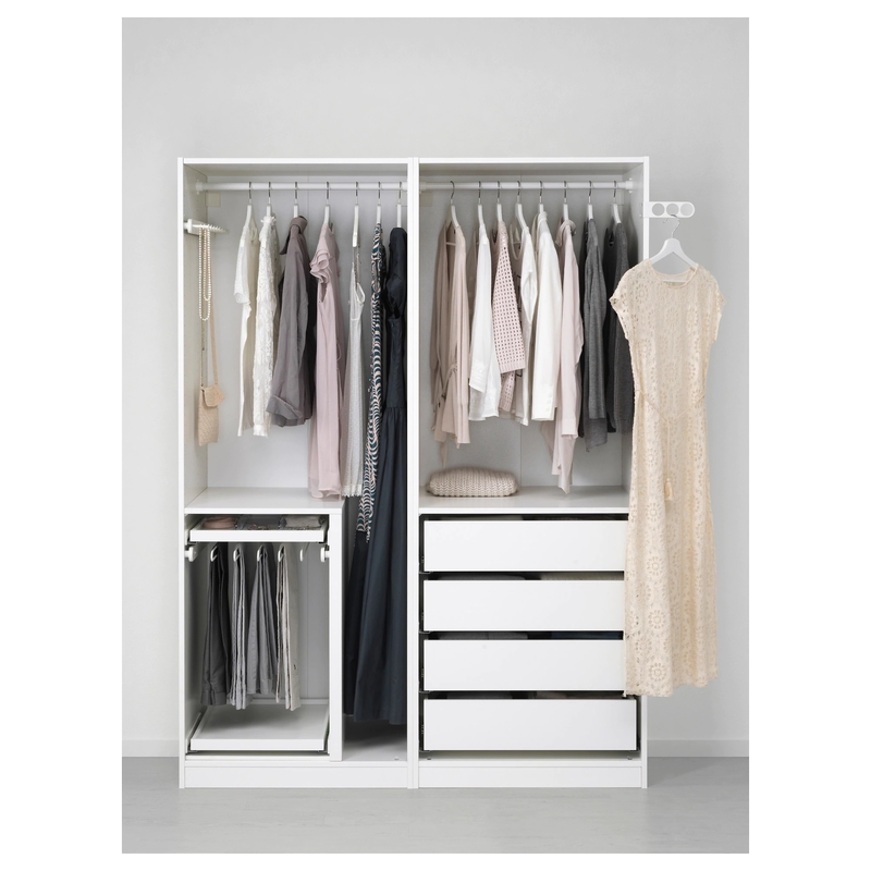 Matte White Cream Flat Panel lackieren Schiebetür-Garderoben-Wandschrank-Stoff-Schlafzimmer-Speicher