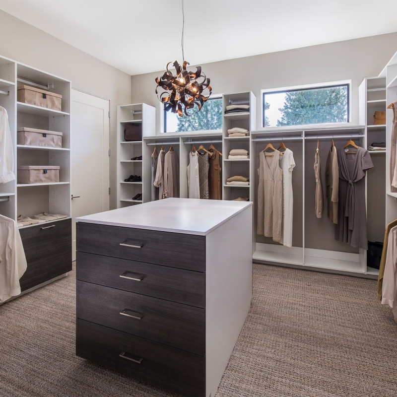 Moderne multi Luxusfarbe U formen Kabinett-Weg im Organisator Customized Melamine Bedroom