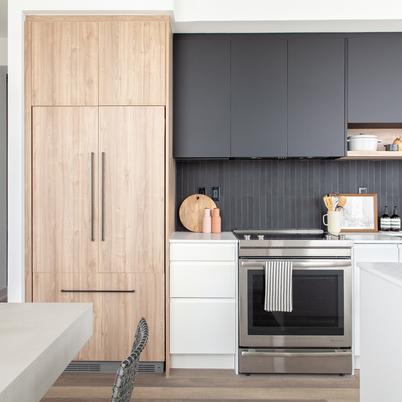 Matte White And Grey Lacquer-Fokus auf Kabinett-Entwurfs-modernem LuxusKüchenschrank stellte zusammengebaute Verpackung ein